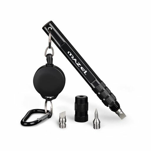 Putter - MAZEL(マゼル)ゴルフクラブクリーナークラブヘッドグルーブクリーニングウェッジ溝削り携帯便利軽量角溝用アイアンメンテナンスツール清潔用バックスピン&ショット精度向上(黒い)