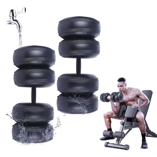 DEIRISウォーターダンベル水ダンベル16~20kg斬新なデザインウォーターバッグ式ダンベルウォーター調整..