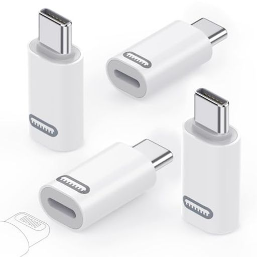 MoKoライトニングからTypeC変換用アダプタ4個セットライトニングtoTypeC変換アダプター480Mbpsデータ転..