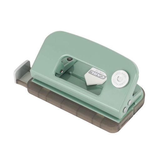 Other - カール事務器(CARL)穴あけパンチ小型デコレパンチ2穴10枚ライトグリーンDPN-35-U