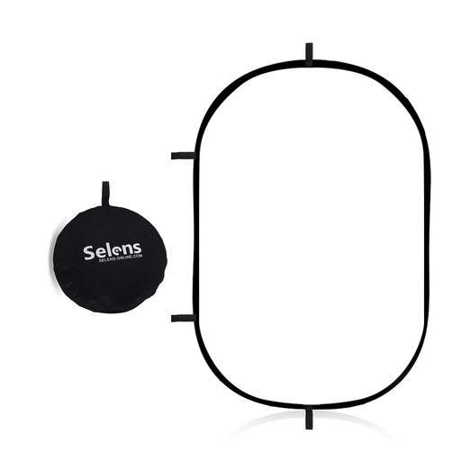 Rakuten - Selensソフトディフューザー照明リフレクター100x150cm写真スタジオ折り畳み可能キャリーバッグ付きスタジオ撮影/ビデオ撮影/屋外ポートレートに対応