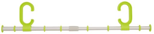 サイズ:約42.5~70x14.5x3.4cm 本体重量(kg):0.15 材質:ポリプロピレン・アルミニウム 原産国:日本 最大有効長約68cm