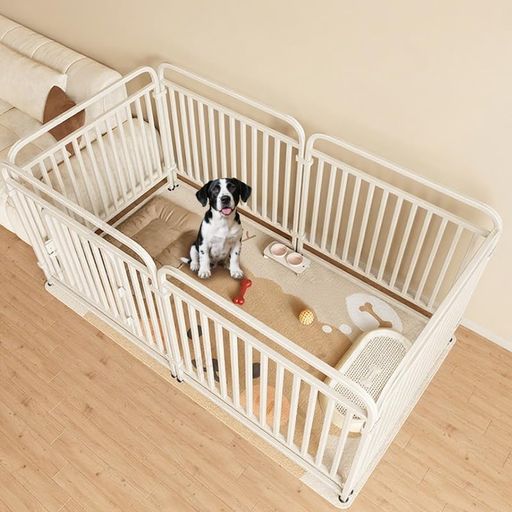 SmartMasterペットサークルドア付き犬ケージペットケージペット柵ペットフェンスペットゲート室内小型..