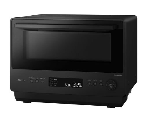 パナソニック ビストロ オーブンレンジ 26L 赤外線センサー スピードあたため ブラック NE-BS5D-K