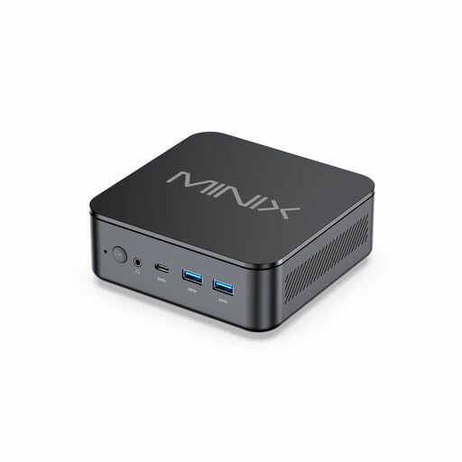 MINIXNGC-NR660LPミニPC、AMDRyzen56600H、16GBLPDDR5、512GBPCIeSSD、Windows11Pro搭載マイクロデスクトップ、4Kディスプレイ3台接続対応、USB-C3.2、Wi-Fi