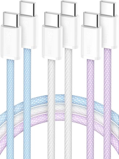 SenetemUSBCケーブルタイプc【1m+1m+1m3本】USB-CtoUSBC60W急速充電PD対応高速データ転送高耐久コードi..