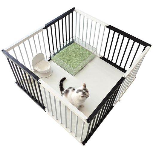 ペット用フェンス犬ゲージ小型犬サークル室内ペットサークル室内用ドッグゲート自由に組み立て可能な柵..