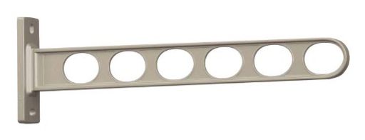 カラー:ライトブラウン 入り数:1本入 サイズ:アーム長さ/550mm 材質:アルミダイカスト(塗装仕上) 洗濯物目安重量:30kg(2本1組)