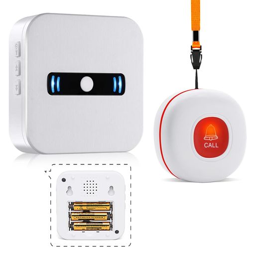 DAYTECH呼び出しベル介護ポケットベル無線コールボタン警報システムにおけるナースコール家庭用SOS呼び..