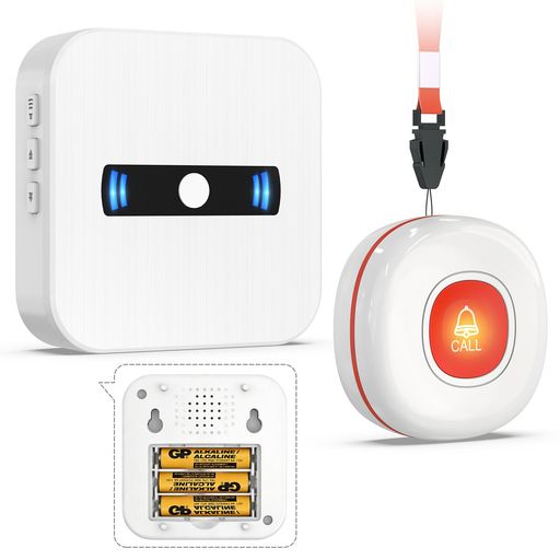 DAYTECH呼び出しベル介護ポケットベル無線コールボタン警報システムにおけるナースコール家庭用SOS呼び..