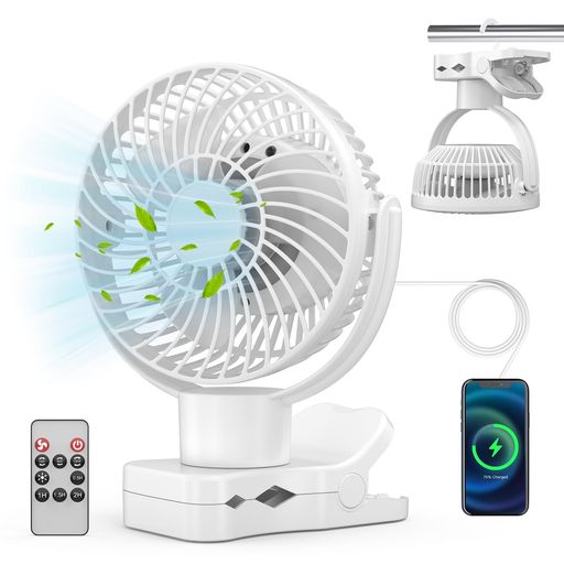 扇風機クリップクリップファンクリップ扇風機静音卓上扇風機USB扇風機ミニ扇風機充電式クリップUSBフ ...