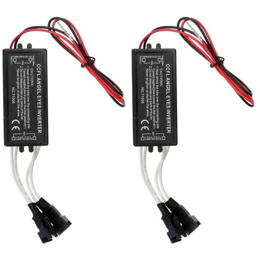 VICASKY12VCcflエンジェルアイリング用2個セットインバーター密封設計短絡防止過熱過負荷保護付きCcfl..