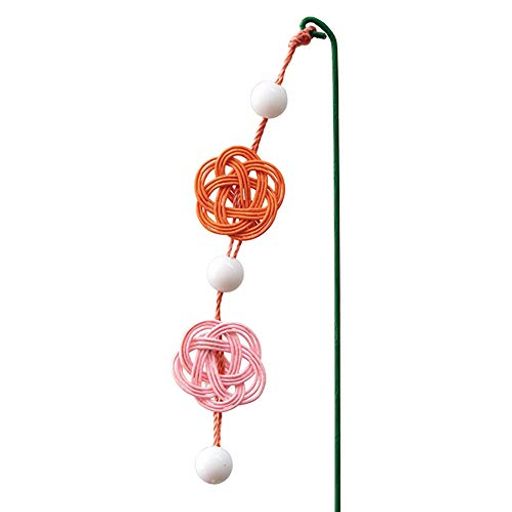 ヘッズピック2.5x20cmピンク10本迎春フラワー梅結び正月飾りHEADSGS-FP30