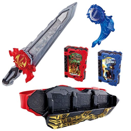 BANDAI 仮面ライダーセイバー変身ベルトDX聖剣ソードライバー 水勢剣流水エンブレム ライオン戦記ワンダーライドブック