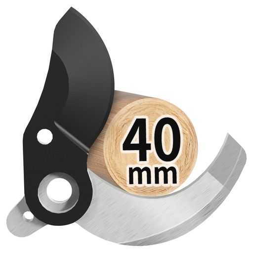 40mm電動剪定バサミ 青い【2025新登場強化版】剪定鋏YJ40-6 替刃 人気 2025年新モデル 剪定鋏 開き角度調節可 (替え刃のみ)