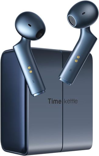 TimekettleW4翻訳機能付きイヤホン骨声紋センサー内蔵98%精度43ヶ国語と96アクセントAI通訳機AIによる自動誤り訂正翻訳イヤホン専用アプリが必要ビジネス商談海外出張翻訳機タイムケトルブ…