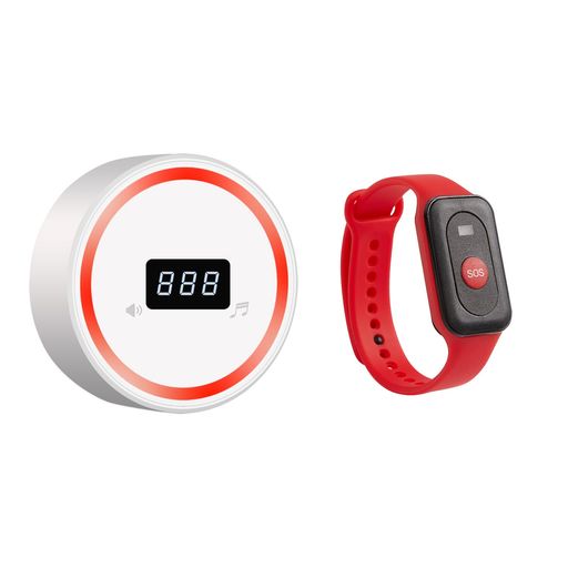 FLYDOGナースコール家庭用呼び出しベル無線呼び出しチャイム介護用品ワイヤレス呼び鈴呼び出しボタンSO..