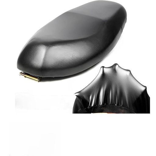 Mirhua原付バイク共通バイクシートカバー取り付け簡単日焼け止め雨耐摩擦レザー防止PUレザーブラック
