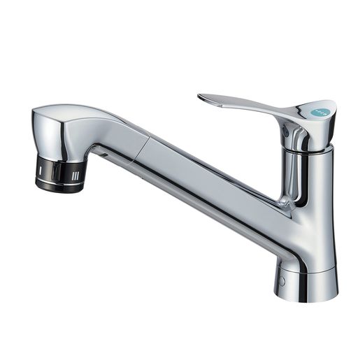 Rakuten - SANEI(サンエイ)シングル混合栓ウルトラファインバブル発生装置付上面施工K87121ET6JV-13シルバー