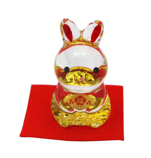 全長:5cm 材質:陶器 2023年の干支です。良き年を迎える為に縁起の良い干支飾り。飛躍の年になりますように。