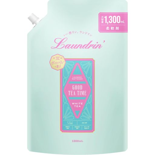 ソフトニング、消臭、静電気防止 『香りをまとう』発想で洗濯を。植物生まれの柔軟成分でお肌にやさしい仕上がりの柔軟剤。 いつもの時間がもっと楽しくなるティーフレグランスシリーズ、ホワイトティーの香り。繊細で上品な清潔感あふれる香りです。 ●ホワイトティーの香り【ホワイトティー・クラリセージ・ベルガモット】 ●衣類を肌触り良く、なめらかに仕上げます。赤ちゃん用衣類にも使えます。 ●オーガニック植物エキス配合 ●部屋干しなどの菌の増殖によるイヤなニオイを抑えます。 ●静電気を抑制し、衣類のまとわりつきやホコリ・花粉の吸着を抑えます。 *すべての菌に対して抗菌効果があるわけではありません ※パッケージデザイン等は予告なく変更されることがあります