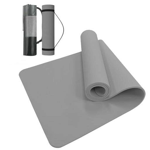SURFOU ヨガマット TPE高級素材 8mm 厚め トレーニングマット 滑り止め ストレッチ...