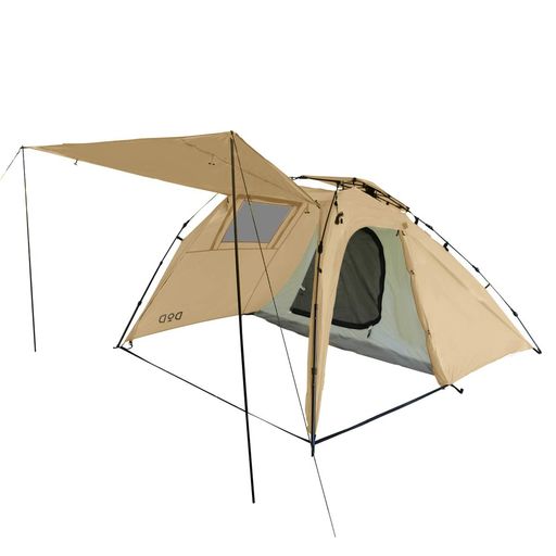 組立サイズ(外寸):(約)W215xD260xH140cm 収納サイズ:(約)直径23x長さ58cm インナーサイズ:(約)W200xD125xH110cm 重量(付属品含む):(約)5.5Kg 収容可能人数:2人 付属品:ペグ、ロープ、ポール、キャリーバッグ、グランドシート 耐水圧:アウターテント:3000mmフロア:5000mm ※タンカラーの色味の変更を行っております。(2019年5月メーカー出荷分より) 部門名:ユニセックス・ユース 素材:ナイロンポリエステル発売年・モデルイヤー:2017対象シーズン:通年