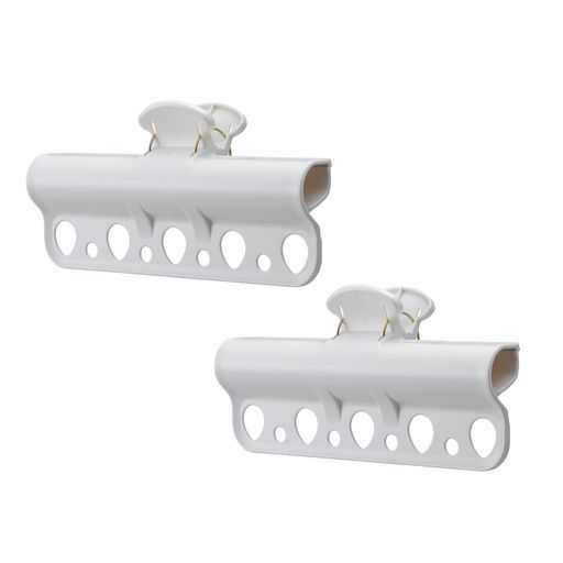 ダイヤ(Daiya)フランドリーFlaundry洗濯バサミハンガーの横滑りやズレを防ぐハンガーホルダー2個入りク..