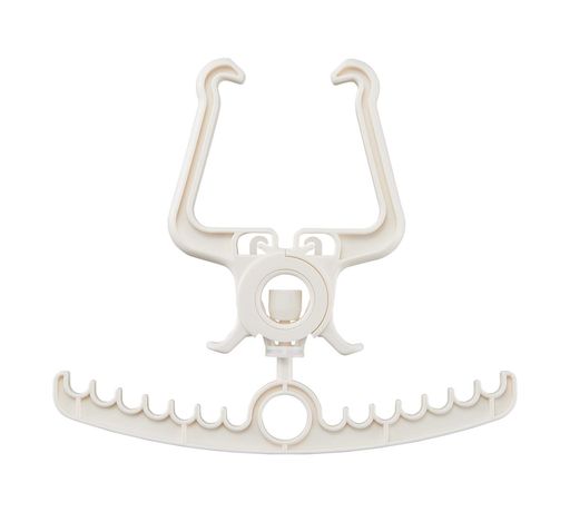 ライクイット(like-it)洗濯部屋干しはさんでハンガー約幅24.5x奥2.1x高21cmホワイト日本製洗濯物室内干し洗濯物加湿梅雨乾燥花粉黄砂対策省スペーススリム便利