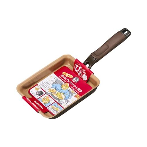 金のゴリラのひと磨き卵焼き13x18cmオール熱源対応(IH・ガス火対応)ブラウンドウシシャ