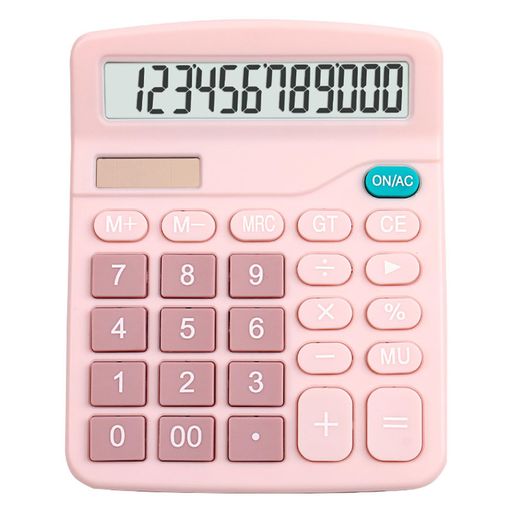 Calculators - 卓上電卓12桁大型LCDディスプレイ電池式使いやすく持ち運びも簡単人間工学設計日々のニーズを満たす学生用家庭オフィス工場ビジネス用計算機(電池は付属しておりません)