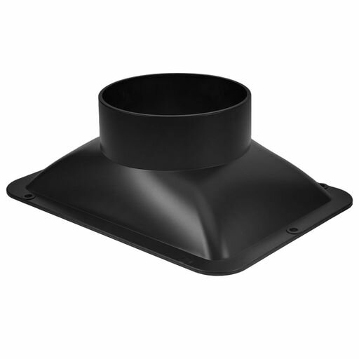 VILLCASEダクトコネクター4.7x5.7インチ四角形換気インターフェースストレート型集塵ホース継手Diyレンジフード用交換パーツ