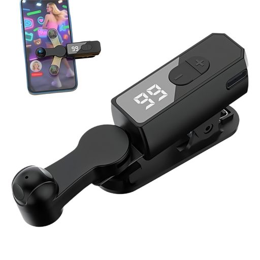 BUPVIOOD2026新型オートクリッカースマートプレゼンター連打機オートタップスマホ連打装置タップ機自動タップ高速180度回転コンパクト107段階調整可能無音静音設計クリップ式