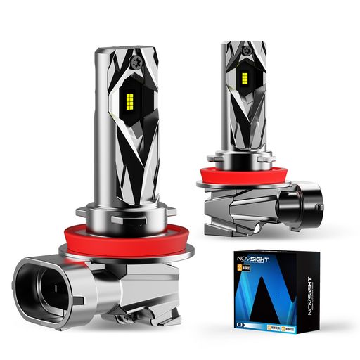 NOVSIGHT H11/H8/H16 LED ヘッドライト 【35000LM・6500K・60W】H8 LED フォグ H16...
