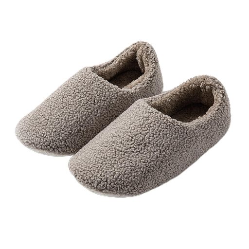 [AOY]スリッパ室内スリッパかかと付きルームシューズ【ふわっと軽くてポカポカ・かかと付きで冬も快適・選べる4色】すりっぱメンズ冬用防寒保温あったか裏起毛ふわふわかかとあり軽量…