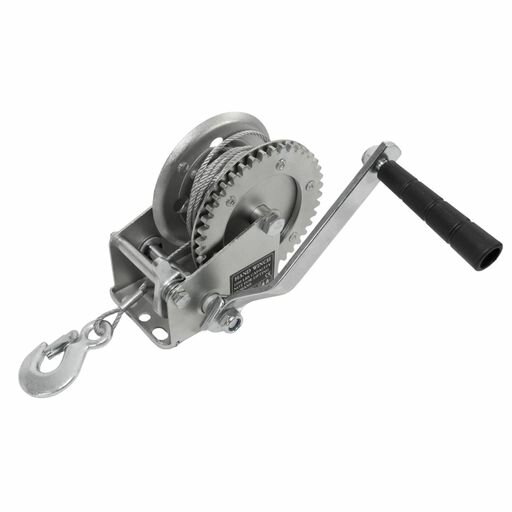 STEELMIGHTハンドウインチワイヤー600LBS272kg荷重4.2mmX8m牽引運搬手動ウインチ手巻ボード荷締めトレ..