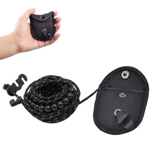 happykau洗濯ロープ物干しロープ旅行洗濯ひもロープ350CM室内屋外キャンプ防風弾力伸縮携帯便利アウト..