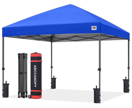 Tents, Tarps - ABCCANOPYタープテント2.5mx2.5m3mx3m大型ワンタッチテントタープテントワンタッチ3段階調節シルバーコーティングUVカット遮光耐水加工スチールフレーム風に強い組立て簡単持ち運び便利5-8人用