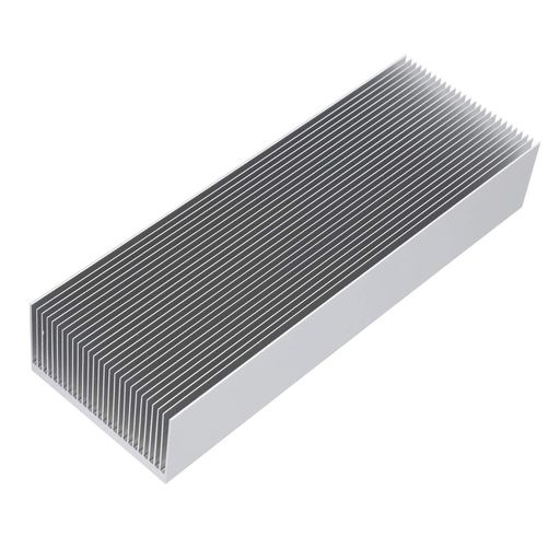 ヒートシンク 大型 冷却 フィンアルミ 300 x 69 x 36mm クーラー 27 フィン 冷却板 放熱板 銀色