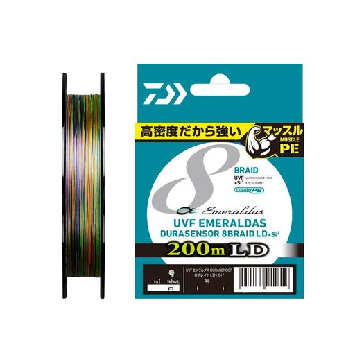 樂天商城 - ダイワ(DAIWA)PEラインUVFエメラルダスデュラセンサーx8LD+Si20.4号200m5カラー