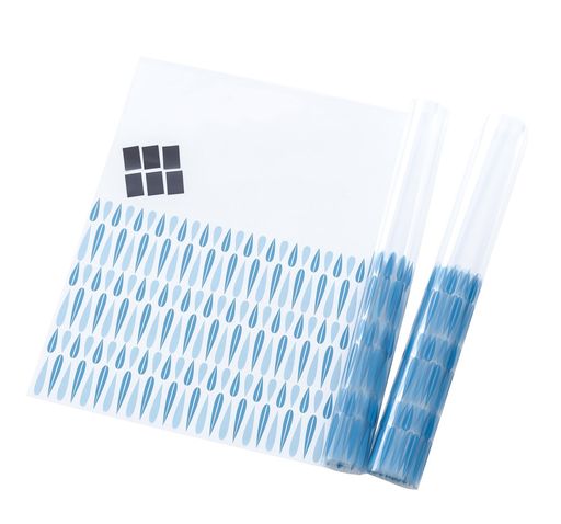 レンジフード油汚れ防止シート2枚入幅100x高さ45cm(ドロップブルー)