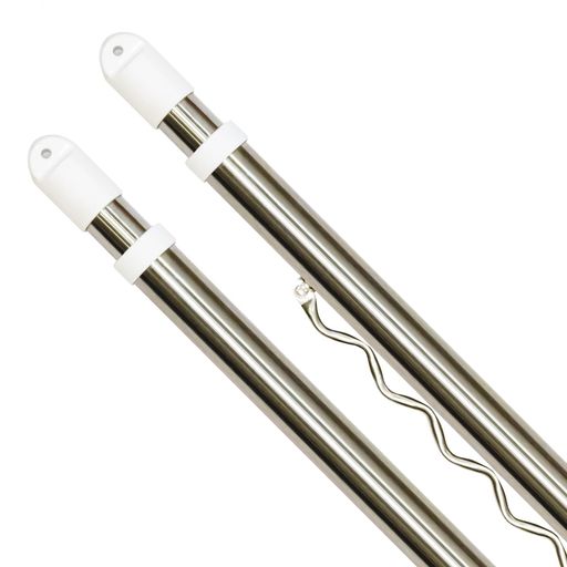 ✔️【製品の詳細】:サイズ:直径2.94cmx長さ2.1m~3m、本体重量:約1Kg(1本)、フレーム部分素材:高級な304ステンレス、キャップ部分素材:ABS樹脂、パッケージ内容:物干し竿x2本3m。0.5mm厚さのパイプで安定感抜群、最大荷重力20KG。 ✔️【組み立てが便利】:工具不要で簡単設置、らせん式固定でパパっと組み立て。軽くて移動もラクラク、女性やご年配の方も、一人でらくらく設置。 ✔️【伸縮物干し竿】:縮式1本あたり(約)2.1~3m、ジョイント式/最短(約)1.16mだから持ち運びに便利です。最長(約)3mまで伸ばせます。片側が伸縮式、もう片側が取り外し可能です。スペースに合わせて長さを調節いただけます。収納・持ち運びの際は、竿を2本に分けてコンパクトに。 ✔️【2種類の物干し竿】:1、シンプルなストレート竿。シンプルで使いやすい!ハンガー掛けが付いてないストレートタイプ。シンプルで無駄のない定番の物干し竿です。引っ掛かりがなく、お手入れしやすいのもです。2、便利なハンガー掛け付き竿。ハンガー掛け付きの物干し竿。