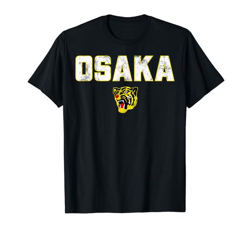 大阪タイガースヴィンテージ日本野球(白)Tシャツ