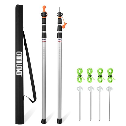 CAMULAND�ƥ�ȥݡ��륢��ߥ����ץݡ��뿭�̼�ľ��30mm�⤵92-280CM4��̵�ʳ�Ĵ���ǽ���饤�ɼ���󥿥å�Ĺ��Ĵ������2�ܥ��åȼ�Ǽ���դ��ƥ��...