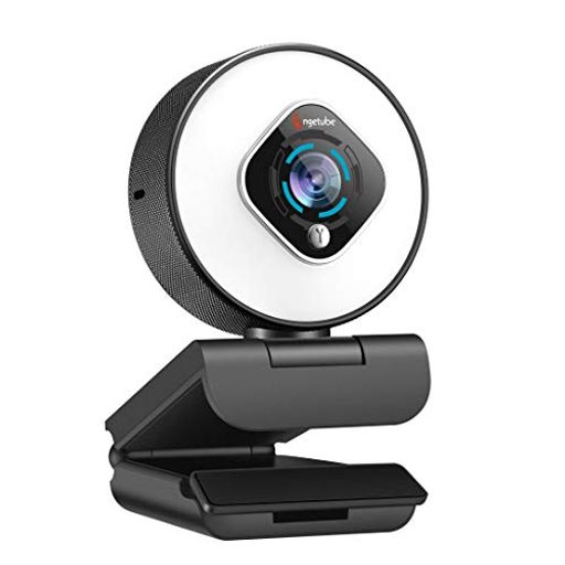 AngetubewebカメラHD1080P30FPSストリーミングウェブカメラ2倍デジタルズームPCカメラ3レベルで調光オートフォーカス内蔵マイクノイズリダクションフィルター調整可能パソコンカメラ生放送オ…