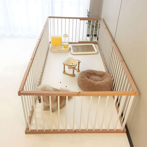 インドア 🐶【自由に組み替え可能・広々スペース】 理論上は無限に組み立て可能なペットサークル。パネルを自由に連結でき、長方形・正方形・八角形・L字型など、使用シーンやお部屋のレイアウトに合わせて柔軟に設計できます。中型犬・大型犬にも対応し、ゆったりとした運動スペースを確保できます。 ✔【1枚あたり軽量・扱いやすいサイズ】 パネル1枚あたりサイズ:幅48cmx高さ68cm/重量約500g。軽量設計のため持ち運びや設置が簡単で、女性やご高齢の方でも安心して組み立て可能です。 ✔【工具不要・簡単組立 移動ラクラク】 特別な工具は一切不要。直感的に組み立てられる構造で、設置・撤去もスムーズです。さらに、ネジを締めることでより強固に固定可能な設計のため、安定感が増し、活発なワンちゃんでも安心して使用できます。軽量なので、リビングや庭、使用目的に応じて場所の移動も簡単に行えます。 ✔【室内外対応・多用途ペットサークル】 屋内・屋外どちらでも使用可能。リビングでの運動・休憩スペースはもちろん、庭遊び、キャンプ、トイレトレーニングやハウストレーニングなど、さまざまなシーンで活躍する犬サークルです。