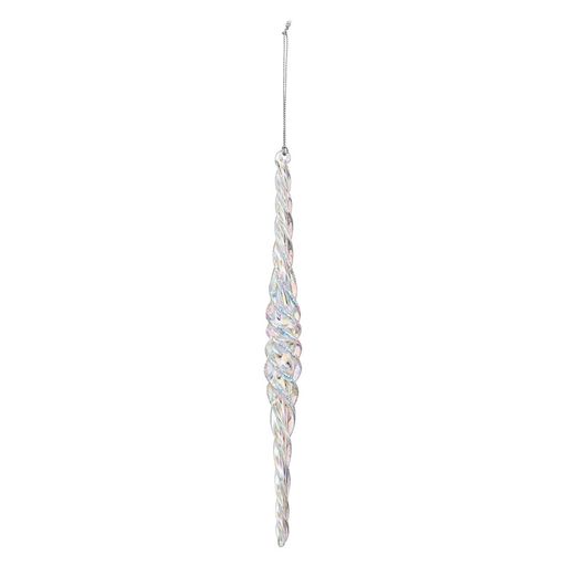 東京堂(Tokyodo)クリスマスオーナメント装飾アイシクルオーナメントクリアL27xW2.8xD2.8cm1入XO002886-zzz