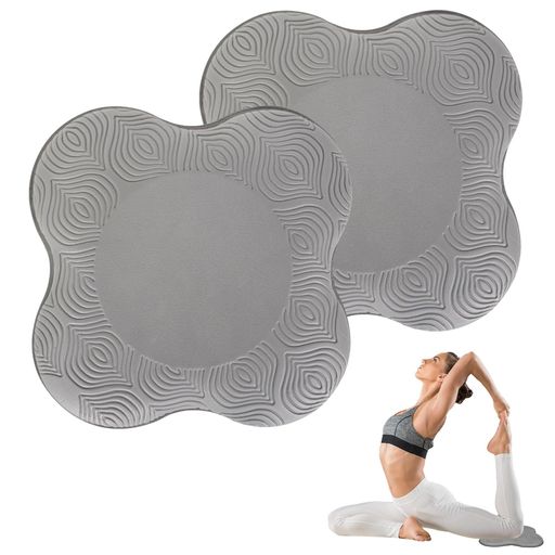 ヨガ膝当て膝マット肘マット2個セット膝クッションヨガ滑り止めストレッチ筋トレ衝撃吸収男女兼用軽量膝肘クッションスポーツケガ防止耐久性ヨガピラティススポーツエクサ...