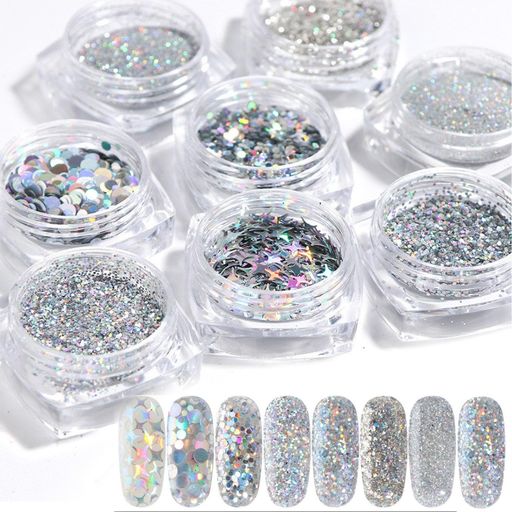 【パッケージ内容】セットには8箱のホログラムネイル装飾粉/円形と星のスパンコール/ネイルフラッシュ粉が含まれている。各形状には、こぼれないように小さなプラスチックケースが付属しています。 【高品質素材】当社の8色を組み合わせたラウンドネイルアートスパンコールは、ポリエステルとソフトプラスチックでできており、貼りやすい。 【使いやすい】天然または人工の爪に簡単に塗布でき、爪の表面をきれいにし、プライマーでブラシをかけ、爪に塗布し、透明なトップコートでシールします、キラキラを長時間保つことができます、プロや初心者に適している。 【きれいな効果】適切な方法を使用すれば、自宅で魅力的な爪を手に入れることができます、爪に輝きを与え、爪にきらめく色を追加します、あなたの爪をより華やかに見せてくれます。 【適用範囲】ネイル、顔、ボディ、髪にメイクアップを施して美しい飾りとしてお使いいただけるスパンコールネイルです。フェスティバル、パーティー、楽しいイベント、カーニバルのアクセント、ダンスパフォーマンス、歓声やコスチュームの楽しいルックスを作成するのにも最適です。