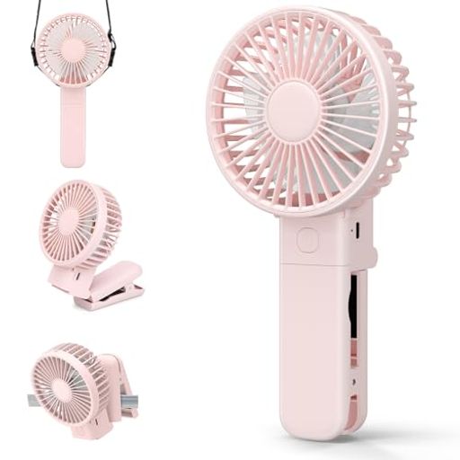 【新開発の5-in-1デザイン!どこにいても手軽に涼しさを満喫】この進化したポータブルファンは、手のひらにすっぽりと収まる超コンパクト設計を採用しており、1台で「手持ち」、「卓上」、「首掛け」、「クリップ式」、「日傘の骨に挟む」という5つの使用モードを実現します。本体重量は約144gと、一般的なスマートフォンよりも軽量で、長時間使用したり首掛けモードにしたりしても、首や手首に負担をかけません。スリムなデザインはバッグの隙間にもすっぽり収まり、軽く広げるだけで瞬時に安定した卓上スタンドに変身します。通勤、通学、買い物、オフィスワークはもちろん、日傘との組み合わせでも、夏の様々な日常シーンに柔軟に対応します。 【簡易取り付けクリップで日傘に固定!両手が自由になる新しい習慣】この携帯用日傘ファンは、画期的な多機能クリップ構造を採用しており、手元の日傘のメインフレーム(傘のシャフト)にしっかりと固定できます。クリップの内側には高品質なシリコン製滑り止めパッドが配置されており、傘の骨を傷つける心配がなく、風や歩行時の振動があってもずれたり滑り落ちたりしないため、安心してご使用いただけます。